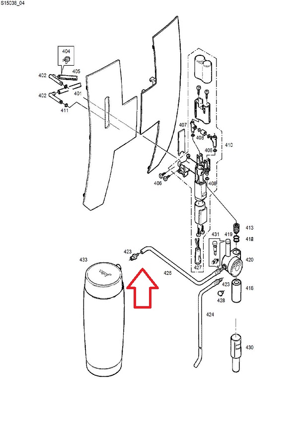 Jura 120mm Milk Tubes (2) & Milk Hose Connectors (4) Diagram